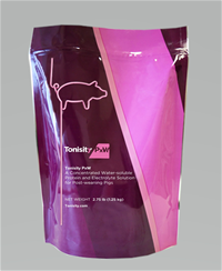 Tonisity PxW for Post-Weaned Pigs